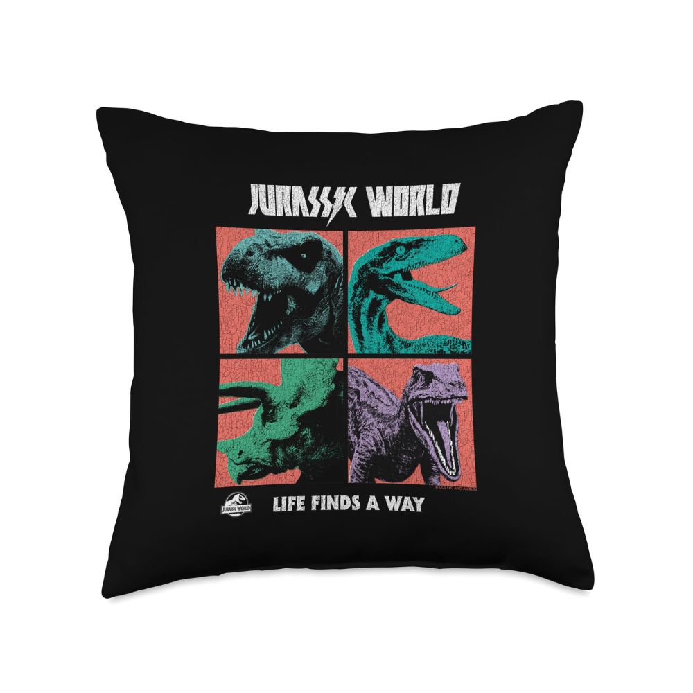Jurassic World Throw Pillow
