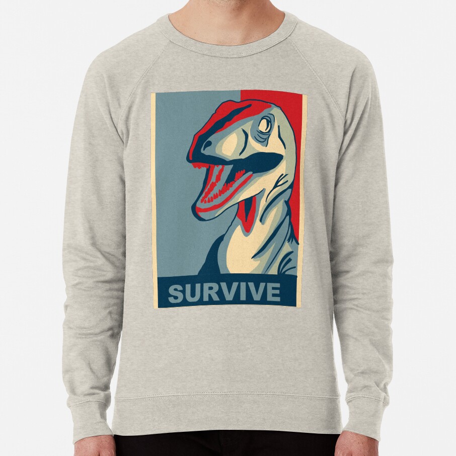 ssrcolightweight sweatshirtmensoatmeal heatherfrontsquare productx1000 bgf8f8f8 13 - Jurassic World Merch