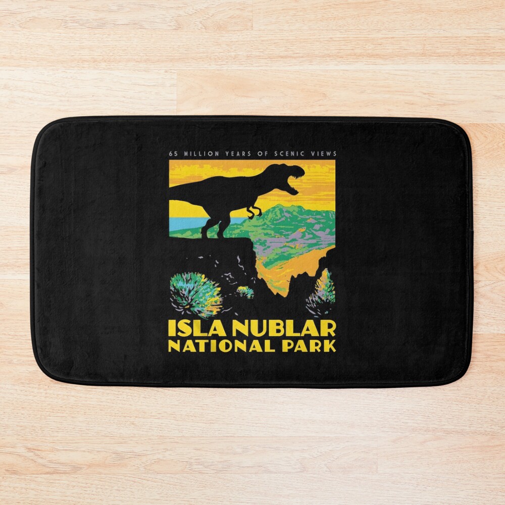urbathmat flatlay largesquare1000x1000.1u5 23 - Jurassic World Merch